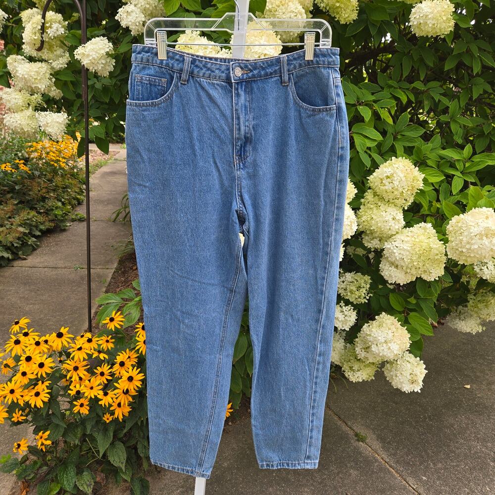 Misguided Women's Jeans Tapered High Waisted Mom Stretch style G1807056 size 10